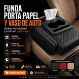 ✨FUNDA PORTA PAPEL  Y VASO PARA AUTO
