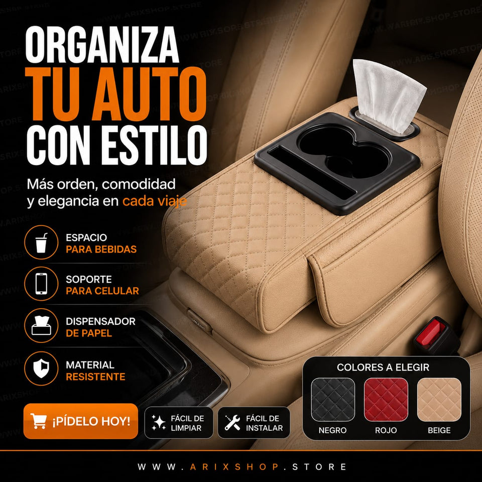 ✨FUNDA PORTA PAPEL  Y VASO PARA AUTO