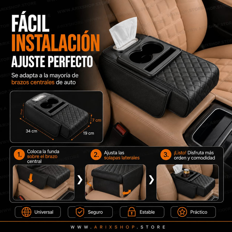 ✨FUNDA PORTA PAPEL  Y VASO PARA AUTO