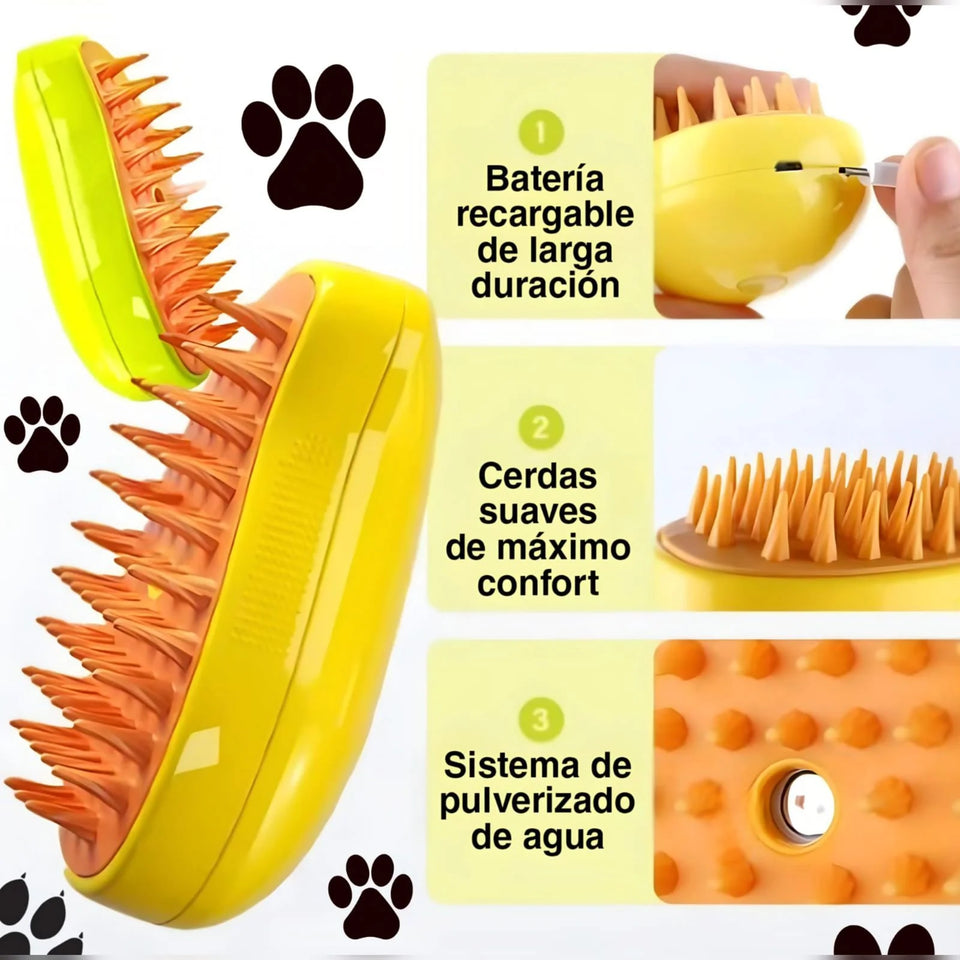 CEPILLO DE VAPOR PARA MASCOTAS 🐱🐶
